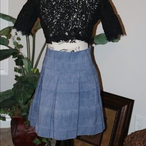 High-Waisted Jean Skirt